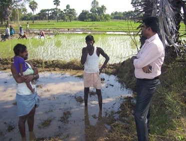 Landesa with farmers in India