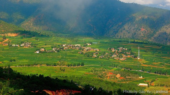 Rural farmland in Yunnan, China by Gao Yu