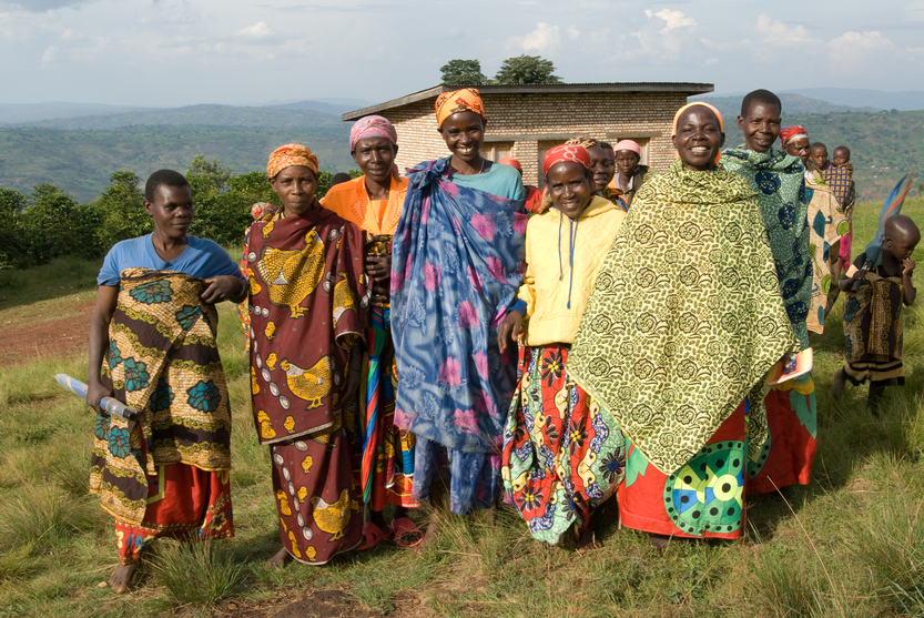 Women on hilltop in Burundi. Photo credit: Deborah Espinosa