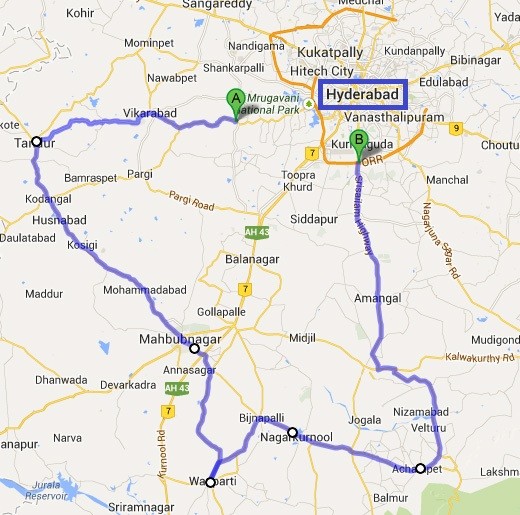 Rangareddy & Mahabubnagar Districts