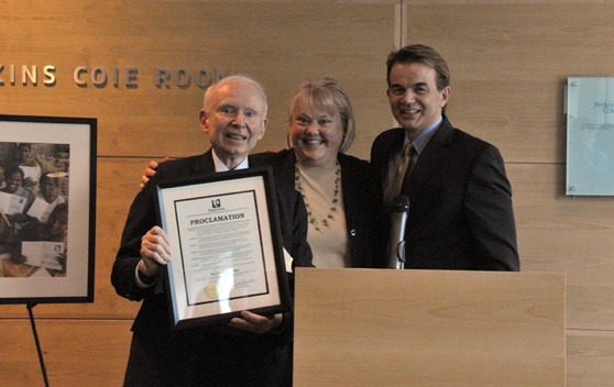 Roy Prosterman, Kellye Testy, and Tim Hanstad